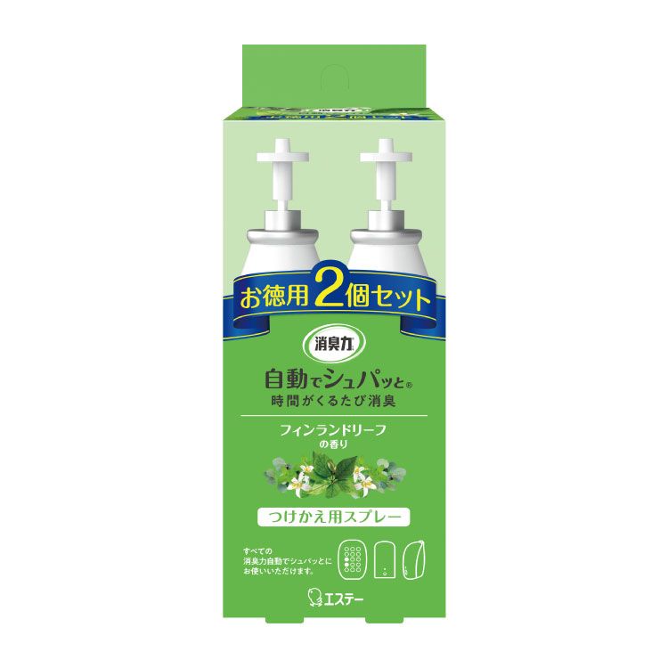 S.T. CORPORATION Automatic Deodorizing Air Freshener Refills (Forest Fragrance) 39ml x2