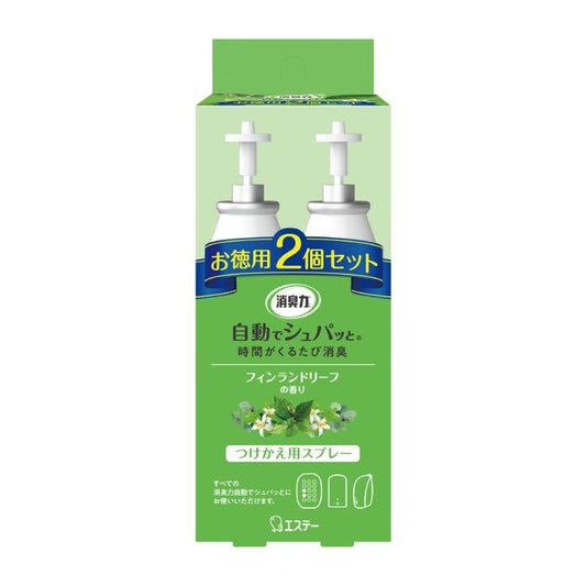 S.T. CORPORATION Automatic Deodorizing Air Freshener Refills (Forest Fragrance) 39ml x2