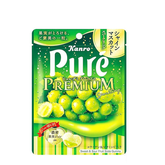 KANRO Pure Premium Gummy (White Grape Soda Flavour)