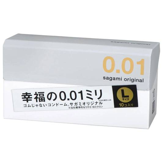 SAGAMI Original 0.01 Ultra-thin Condom L Size 10pcs